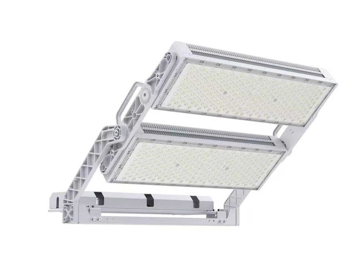 600W–1800W Modular LED Stadium High Mast Light | DALI & DMX512