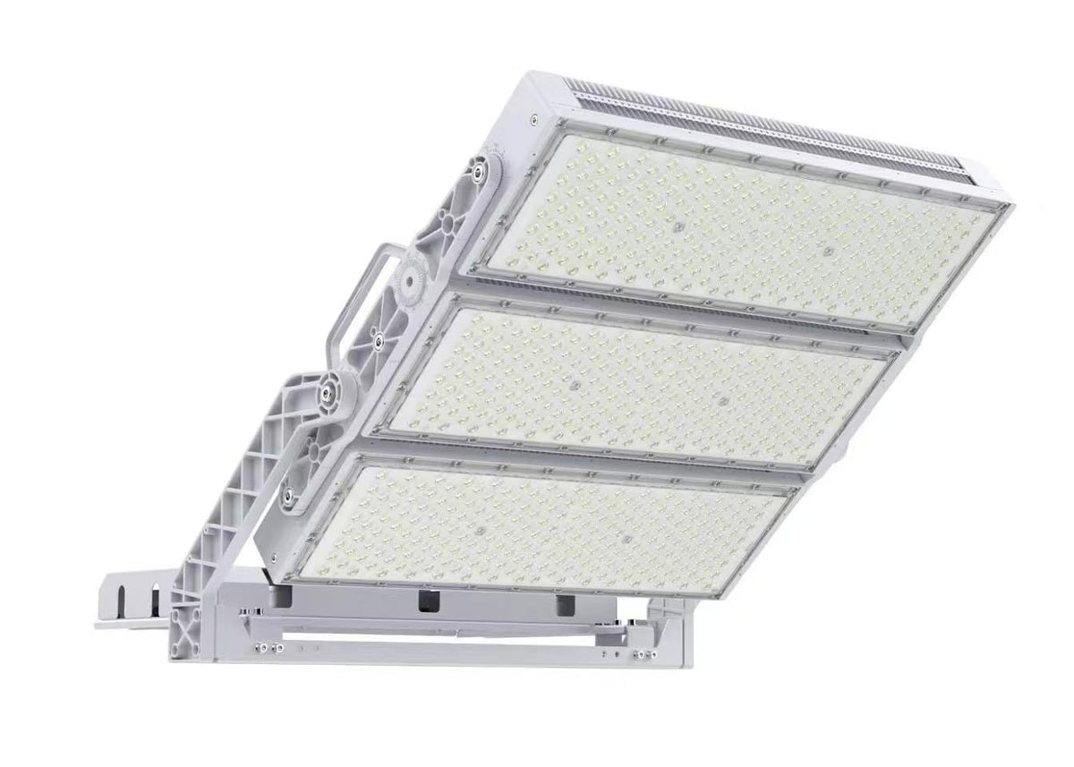600W–1800W Modular LED Stadium High Mast Light | DALI & DMX512