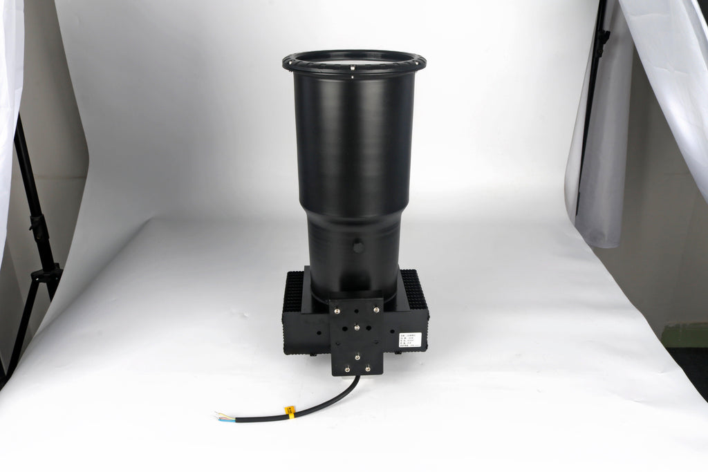Outdoor Remote Control Rotating LED Searchlight | IP66 Aluminum Housing | 70W-600W Project Lighting