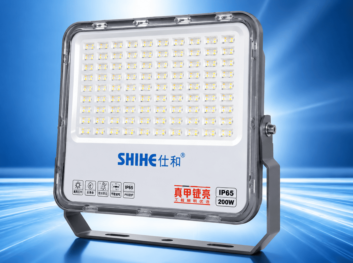 Mecha Tank SH-Q5 PRO LED Flood Light | High Power Outdoor Project Lighting | 6KV Surge Protection - Guzhen LED Flood Light Factory