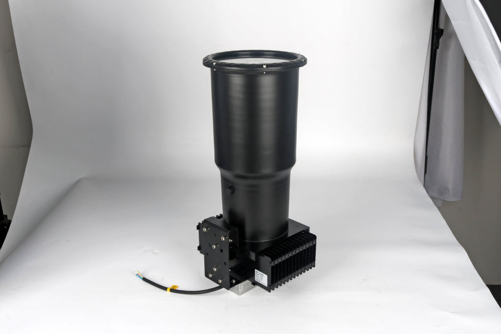 Outdoor Remote Control Rotating LED Searchlight | IP66 Aluminum Housing | 70W-600W Project Lighting - Guzhen LED Flood Light Factory