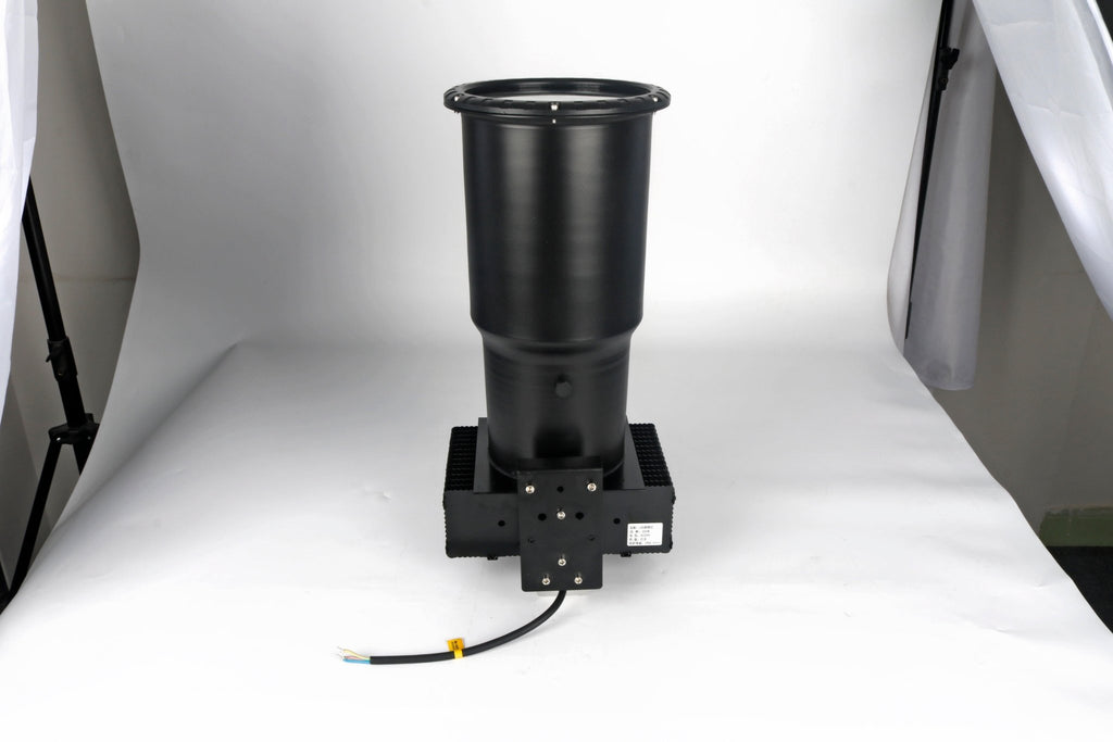 Outdoor Remote Control Rotating LED Searchlight | IP66 Aluminum Housing | 70W-600W Project Lighting - Guzhen LED Flood Light Factory
