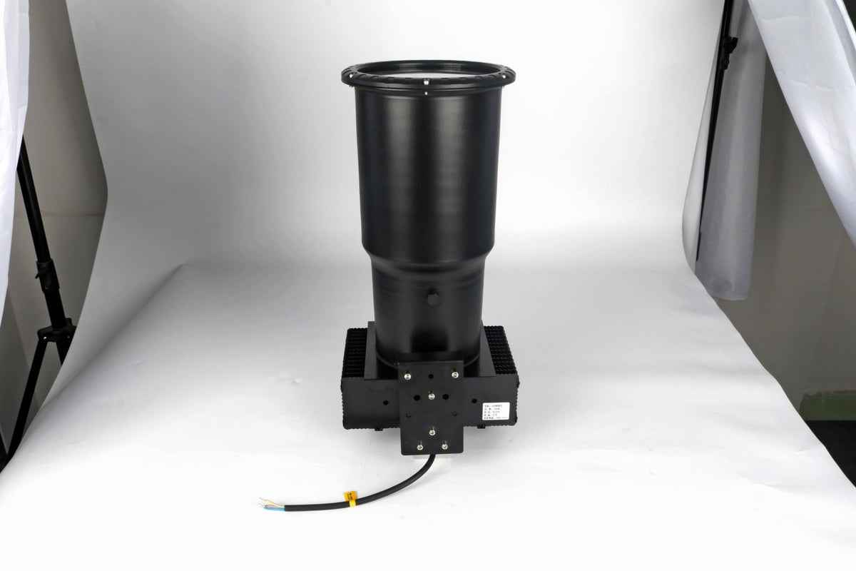 Outdoor Remote Control Rotating LED Searchlight | IP66 Aluminum Housing | 70W-600W Project Lighting - Guzhen LED Flood Light Factory
