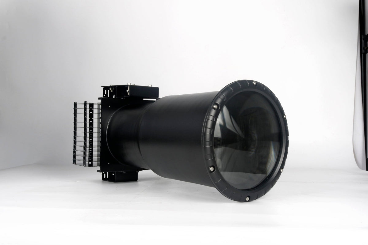 Outdoor Remote Control Rotating LED Searchlight | IP66 Aluminum Housing | 70W-600W Project Lighting - Guzhen LED Flood Light Factory