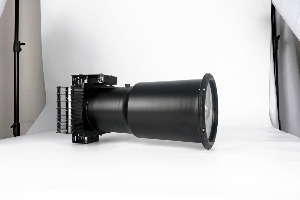 Outdoor Remote Control Rotating LED Searchlight | IP66 Aluminum Housing | 70W-600W Project Lighting - Guzhen LED Flood Light Factory